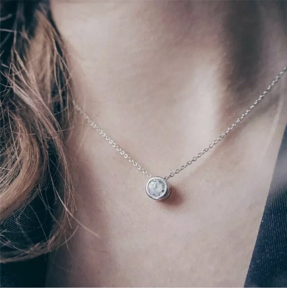 New Crystal Pendant Necklace